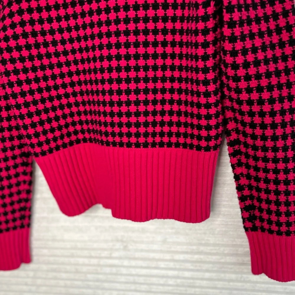 Vintage 90’s Liz Claiborne Chunky Cable Knit Turtleneck Sweater Size S - Picture 10 of 13